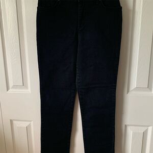 Gloria Vanderbilt Amanda Jeans Women's Petite‎ 8P Black Straight Denim